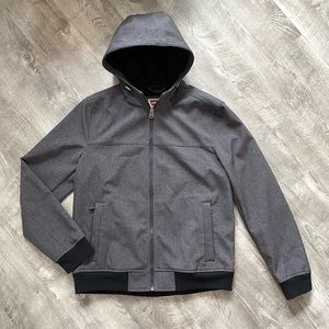 Levi’s Gray Jacket Coat Windbreaker Lined Men’s